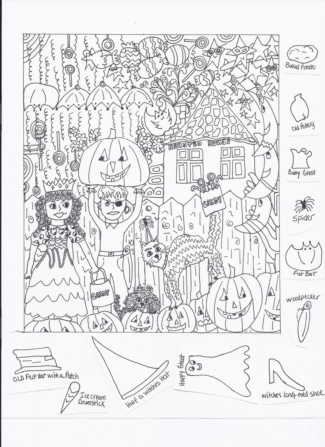 Free Hidden Pictures Worksheets Activity Shelter Printable Pictures