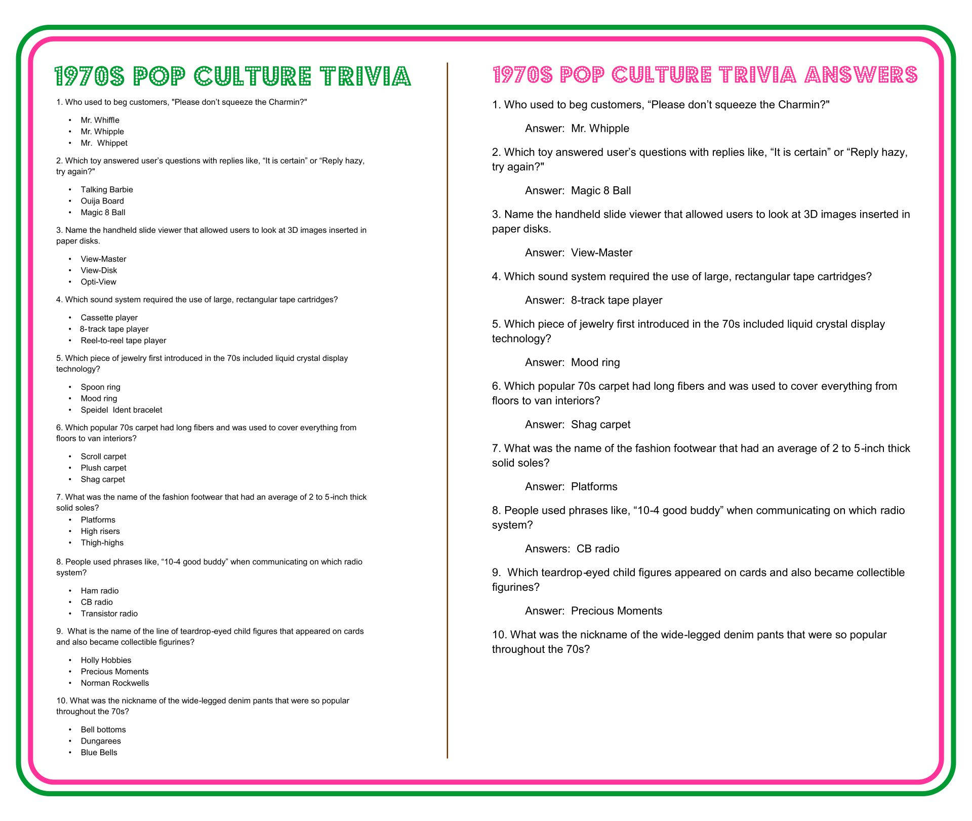 10 Best Fun Printable Trivia Printablee