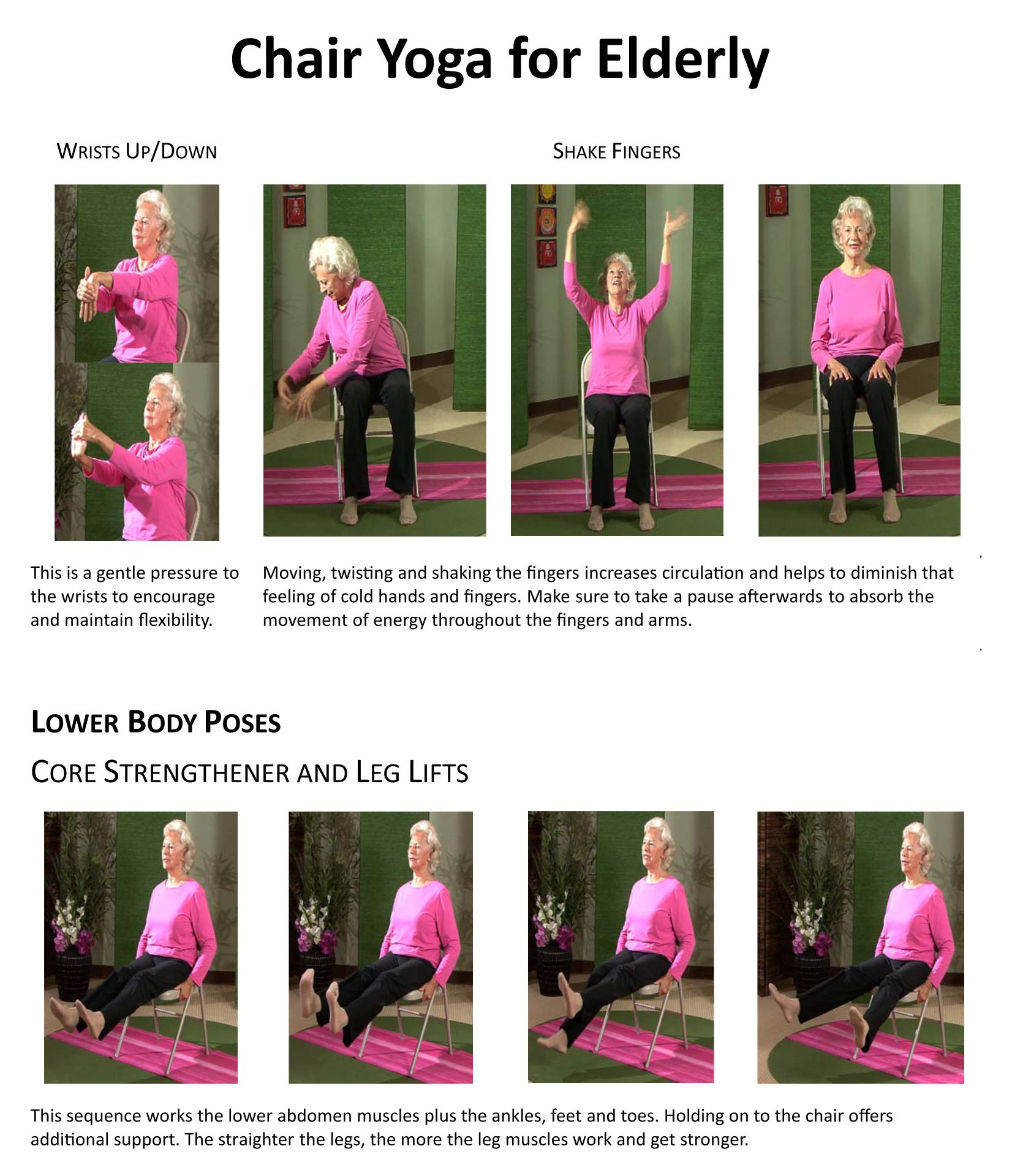 10 Best Printable Chair Yoga Exercises For Seniors Printablee