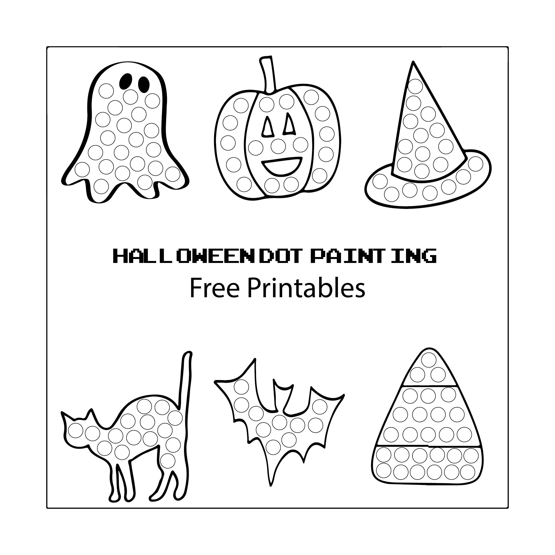 15 Best Halloween Do A Dot Printables Printablee