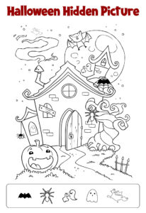 15 Best Printable Halloween Hidden Objects Printablee