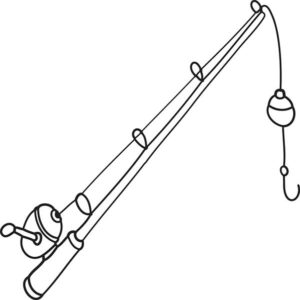 2 fishing Rod Download Print Online Coloring Pages For Free Color