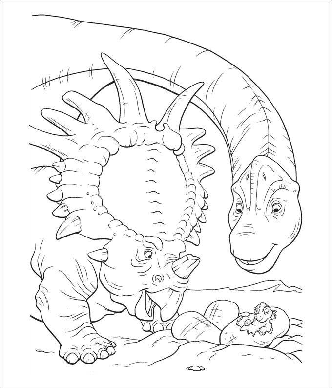 25 Dinosaur Coloring Pages Free Coloring Pages Download Free 