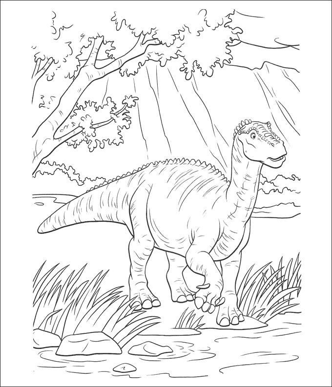 25 Dinosaur Coloring Pages Free Coloring Pages Download Free 