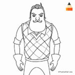 28 Hello Neighbor Coloring Page In 2020 Coloring Pages Hello