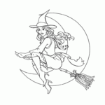 30 Free Witch Coloring Pages Printable