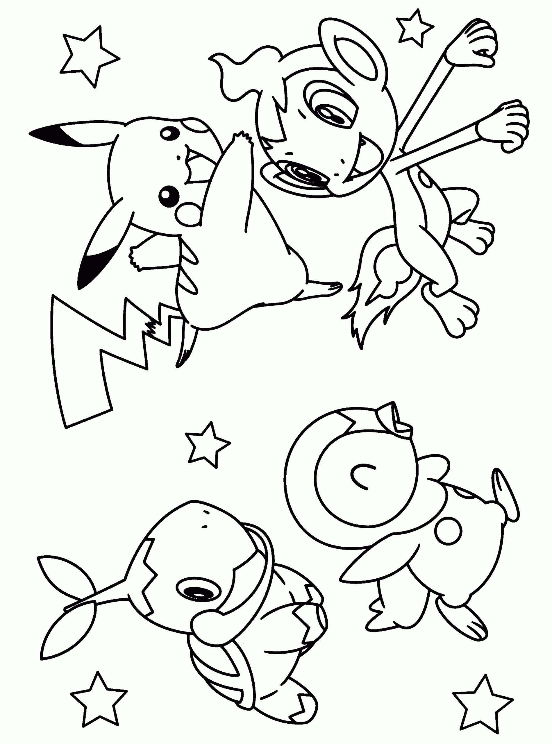 Printable Pokemon Pictures For Kids To Color