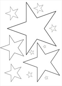 6 Star Coloring Pages Free Premium Templates