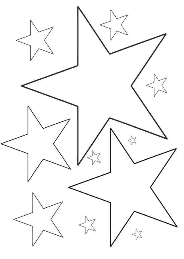 Printable Pictures Of Stars To Color