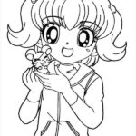 8 Anime Girl Coloring Pages PDF JPG AI Illustrator Free