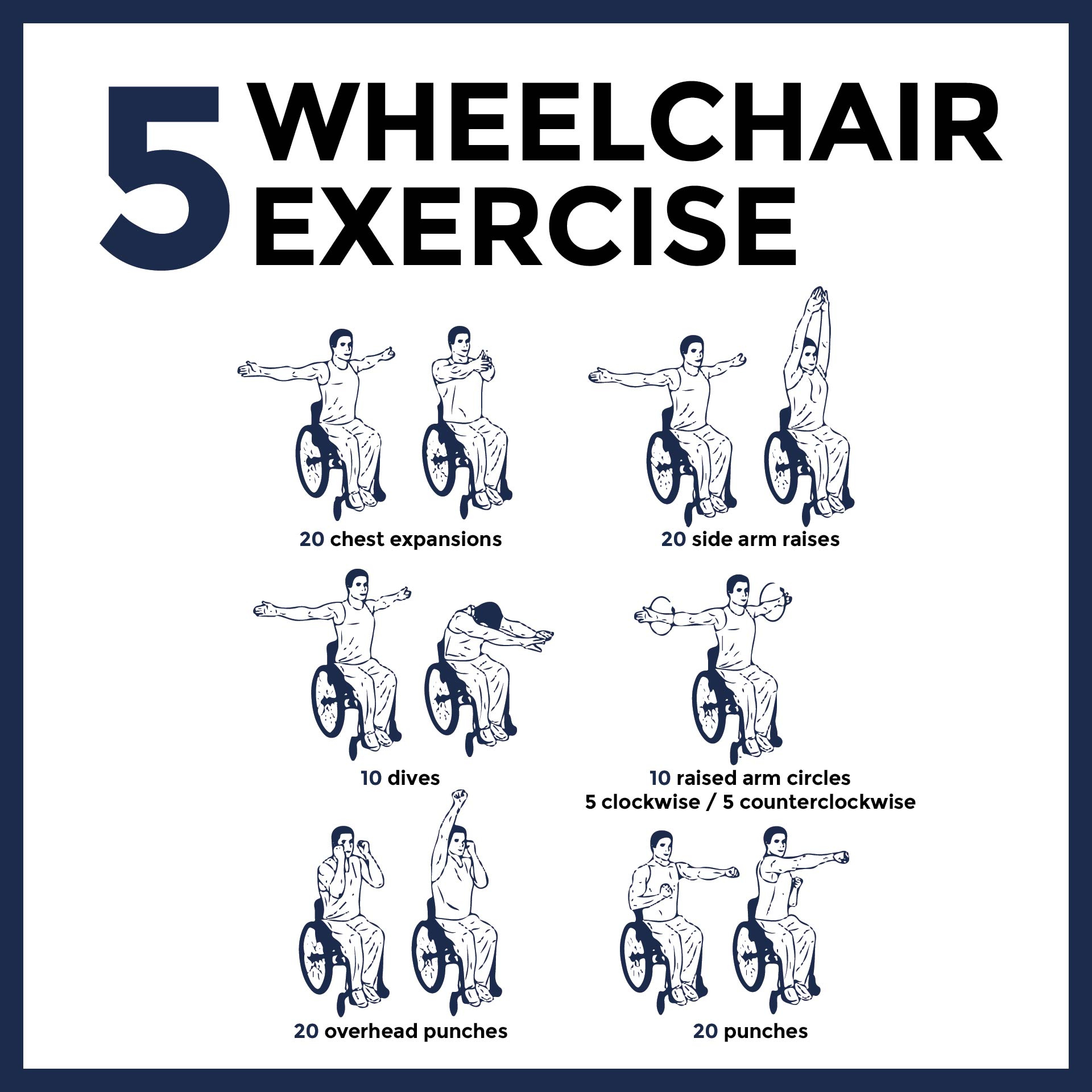 8 Best Printable Chair Exercises Printablee