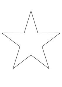 8 Inch Star Template Printable Pdf Download