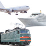 Airplane Train And Cruise Ship Stock Image Image Of Moor Passenger