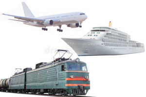 Airplane Train And Cruise Ship Stock Image Image Of Moor Passenger
