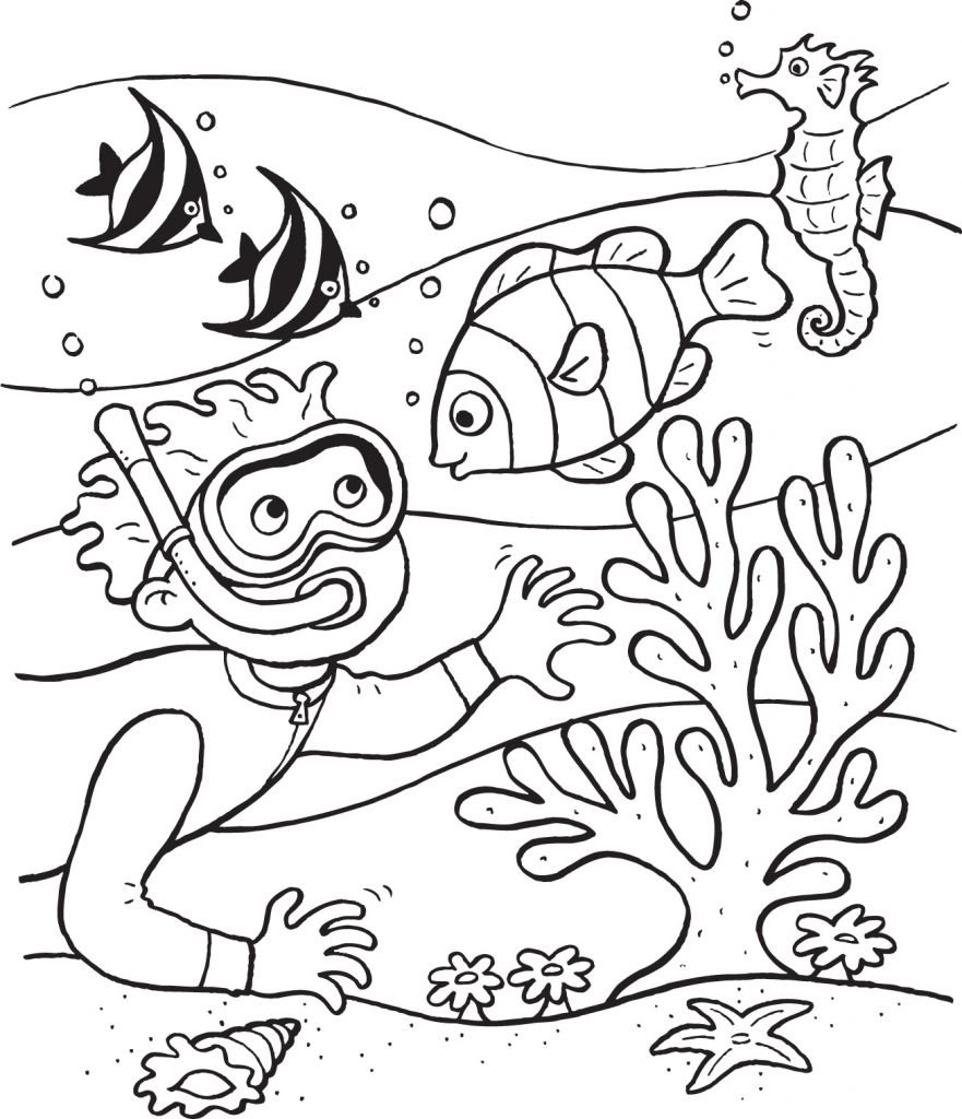 Aquatic Coloring Pages At GetColorings Free Printable Colorings 