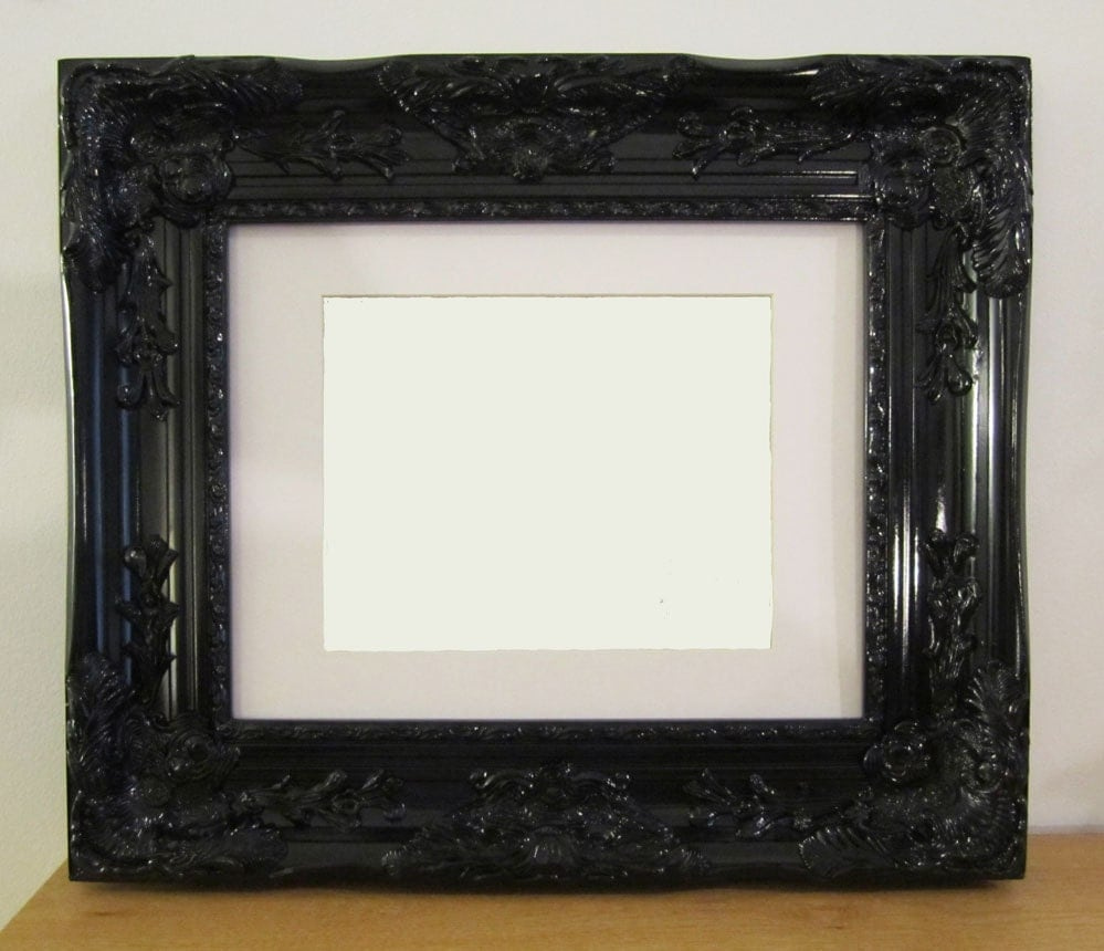 Black Ornate Frame For 8x10 Art Prints Free Domestic
