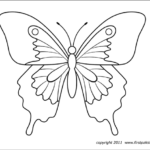 Butterflies Free Printable Templates Coloring Pages FirstPalette