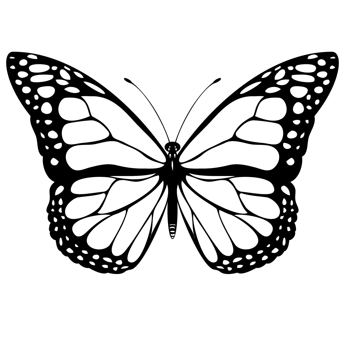 Butterfly Coloring Pages 6 Coloring Kids Coloring Kids