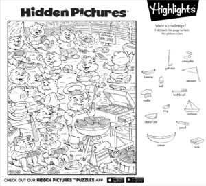 Can You Find All 13 Hidden Objects In This Hidden Pictures Puzzle