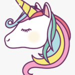 Cartoon Unicorn Face Imagenes De Unicornios Png Sin Fondo Free