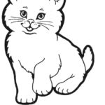 Cat Coloring Pages Team Colors