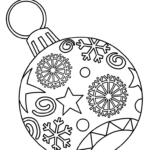 Christmas Ornament Coloring Pages Best Coloring Pages For Kids