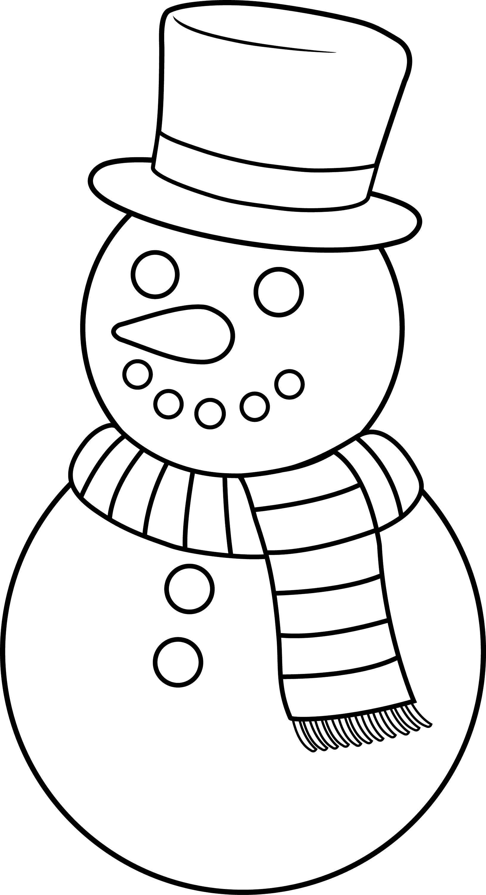 Free Printable Snowman Picture