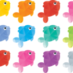 Colorful Fish Mini Accents TCR3551 Teacher Created Resources