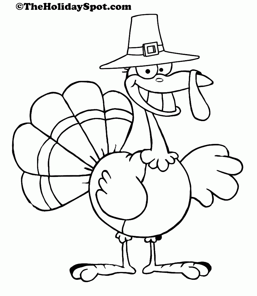 Coloring Book And Pictures To Color For Thanksgiving Day