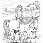 Coloring Horseback Riding Coloring Pages Horse Coloring Pages Horse