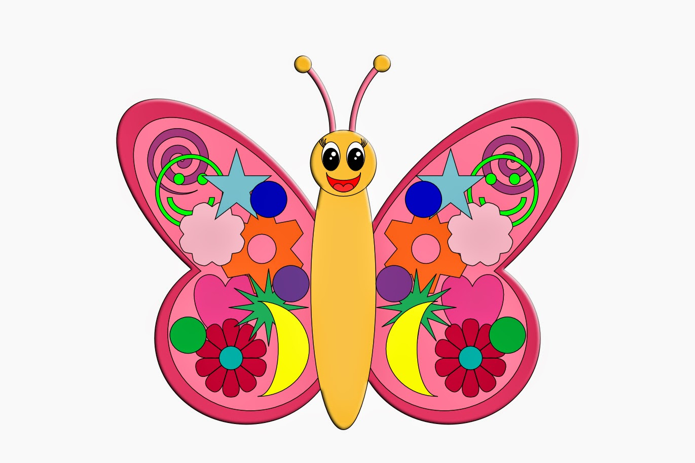 Printable Butterfly Pictures Colored