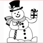 Coloring Pages Christmas Snowman Coloring Pages Free And Printable