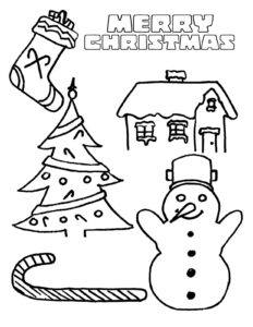 Coloring Pages Christmas Snowman Coloring Pages Free And Printable