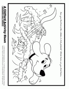 Counting 6 Fish On This Clifford Printable Activity Sheet Makes Math