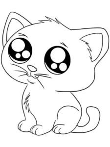 Cute Cats Coloring Pages Download And Print Cute Cats Coloring Pages