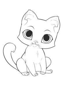 Cute Cats Coloring Pages Download And Print Cute Cats Coloring Pages