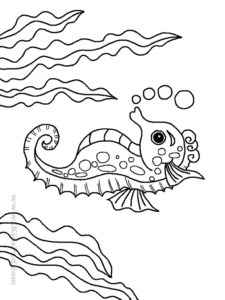 Cute Sea Animal Coloring Pages At GetColorings Free Printable