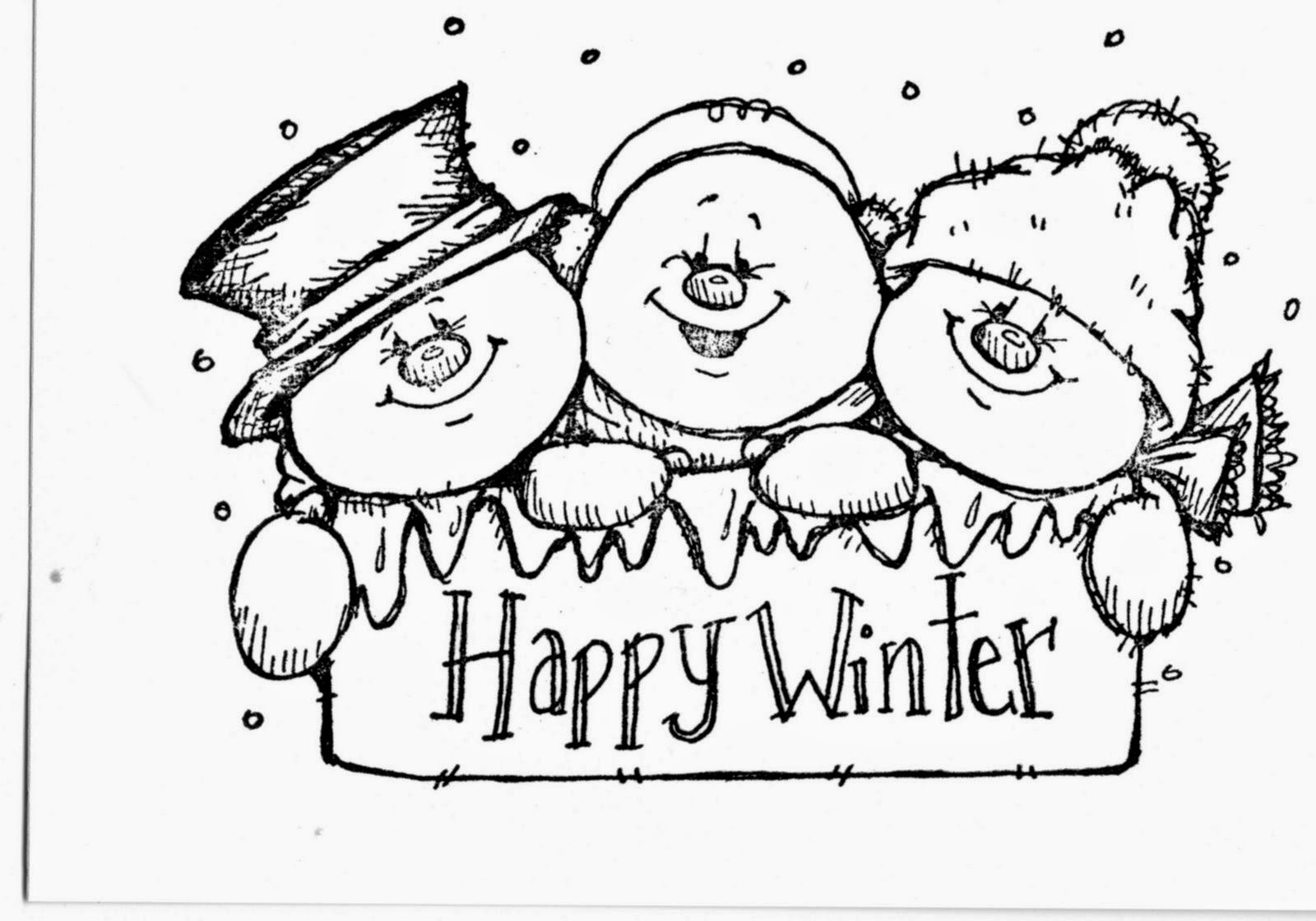 Cute Snowmen Free Printable Coloring Pages Oh My Fiesta In English