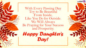 Daughters Day 2020 Wishes And HD Images WhatsApp Stickers Facebook