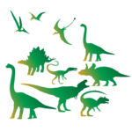 Dinosaur Cake Stencil Set SANDRA DILLON DESIGN