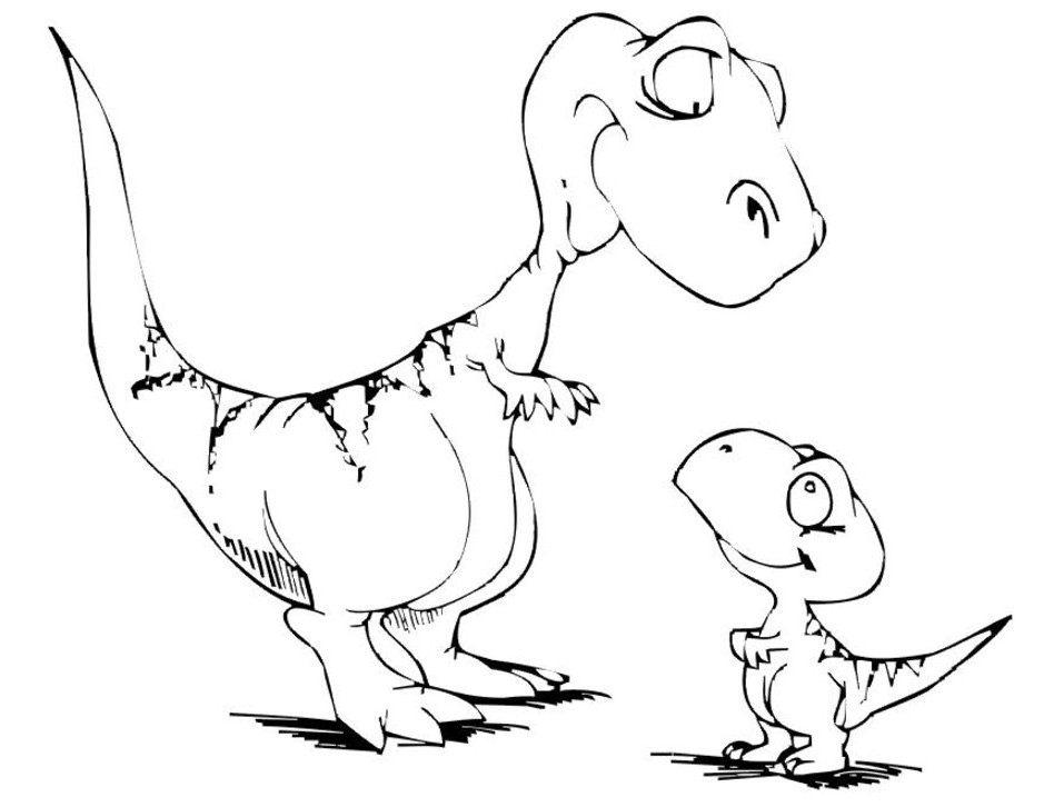 Dinosaur Coloring Pages