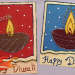 DIY How To Make Diwali Greeting Card School Project For Kids JK