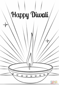Draw A Diwali Diya Worksheets 99Worksheets