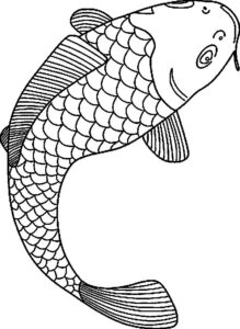 Drawing Koi Fish Coloring Pages Download Print Online Coloring