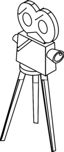 Drawings Video Camera Objects Printable Coloring Pages