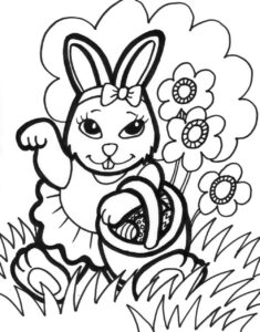 Easter Bunny Coloring Pages NEO Coloring