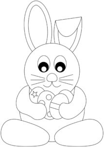 Easter Bunny Coloring Pages To Print To Download And Print For Free