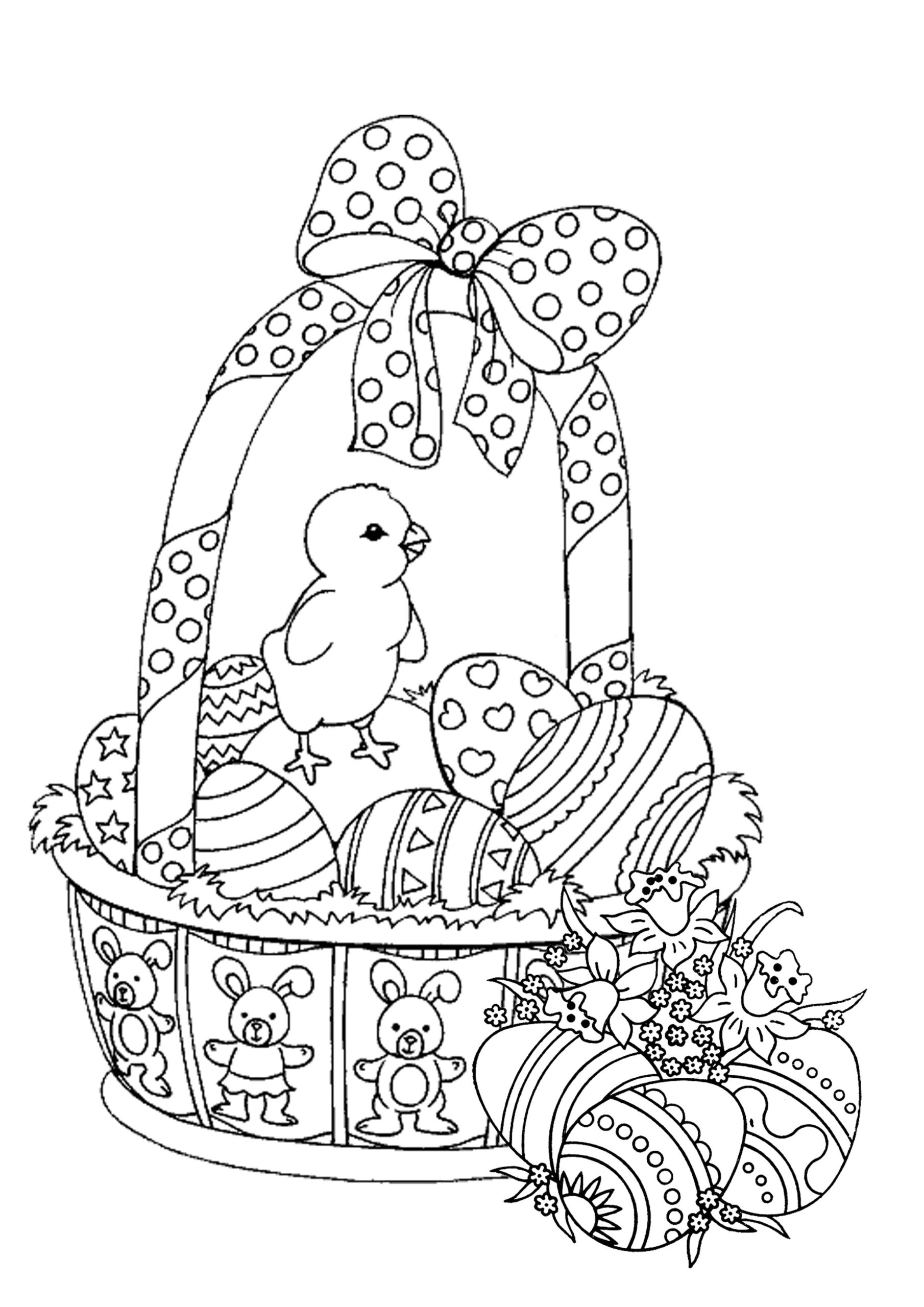Printable Easter Pictures To Color