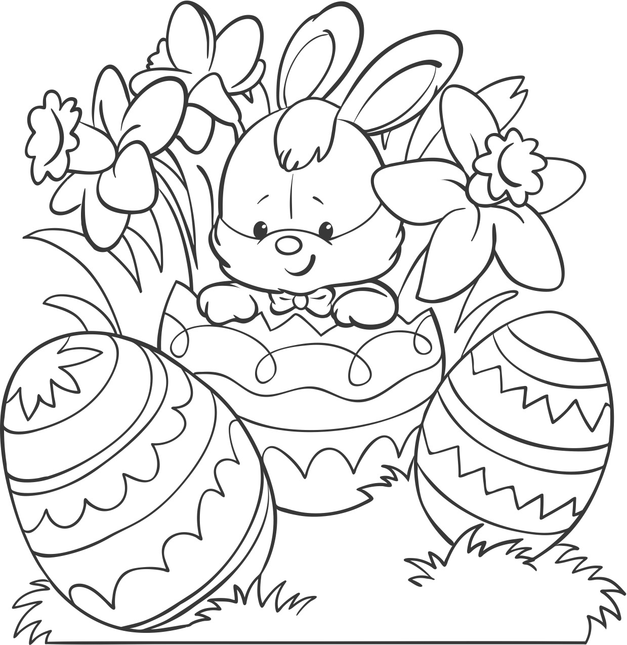 Easter Colouring Download Print What Matters