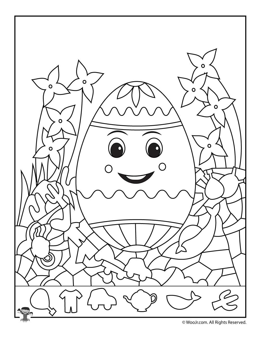 Easter Hidden Pictures Printable Activity Pages Woo Jr Kids 
